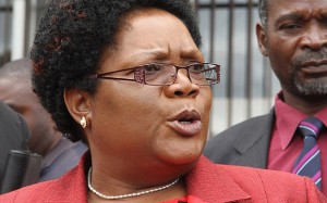 Former deputy president Joice Mujuru