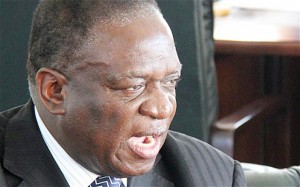 Zanu (PF) and national deputy president, Emmerson Mnangagwa. 