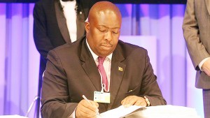 Minister of Local Government, Public Works and National Housing, Saviour Kasukuwere.
