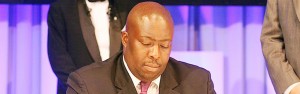 Minister of Local Government, Public Works and National Housing, Saviour Kasukuwere.