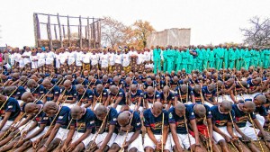 The traditional circumcision procedure that precedes the graduation of boys into men