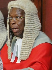 Section 121 unconstitutional ... Chief Justice Godfrey Chidyausiku