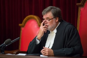 Guilty of murder with the accused having criminal intent ... Judge Erich Leach