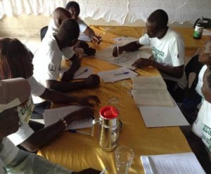 Participants during the Bikita meetings.