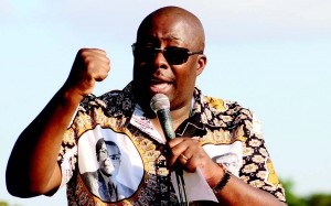 Fighting mode ... Saviour Kasukuwere 