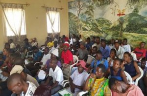 Part of the participants during the Chinhoyi meeting.