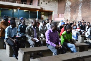 Some of the residents who attended the meeting with city councillors