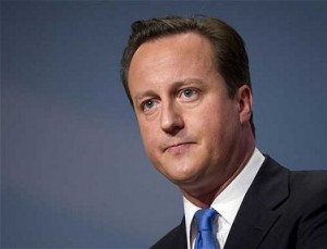 British prime minister David Cameron 
