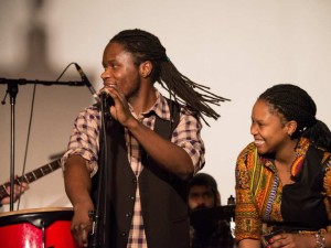 The Edmonton collective Mbira Renaissance. Augustine Aranas