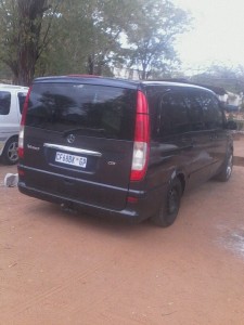 The stolen Mercedes Benz