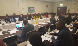 Participants following proceedings during the seminar