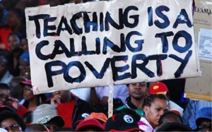 teachers protest