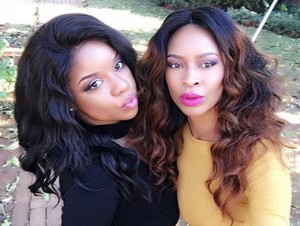 Vanessa Chironga (right) and her sister Michelle (left)