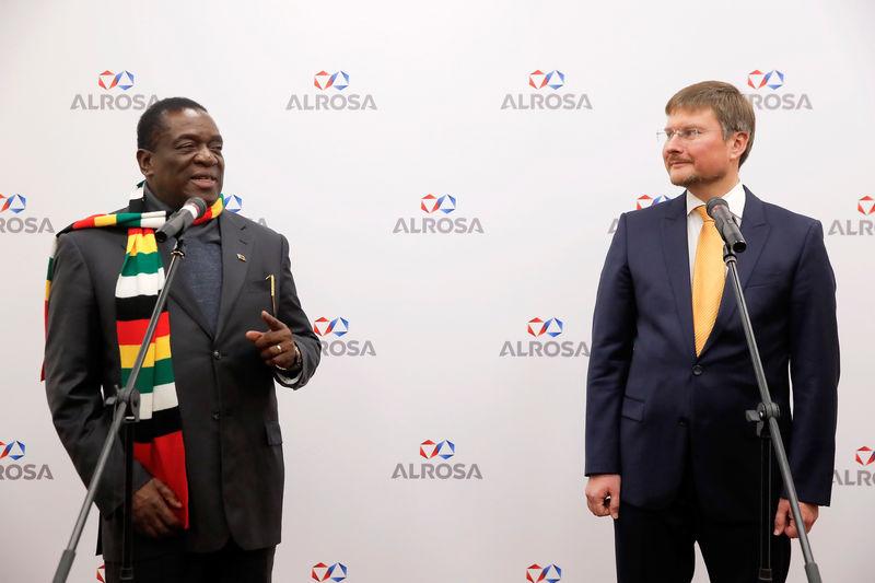 Russian diamond miner Alrosa wants controlling stake to mine in Zimbabwe