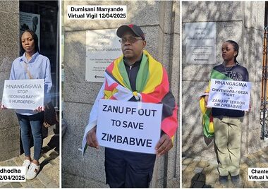 ‘Cry Zimbabwe Cry’ – Zimbabwe Vigil Diary 12th April 2025