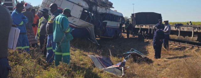 9 killed, 25 injured as bus slams into train in Triangle