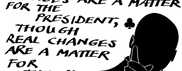In Zimbabwe constitutional changes are a matter for the President
